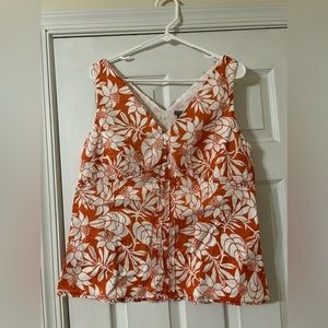 Ann Taylor Floral Blouse, Size 16